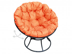 Кресло Папасан пружинка без ротанга оранжевая подушка в Екатеринбурге - magazinmebel.ru | фото