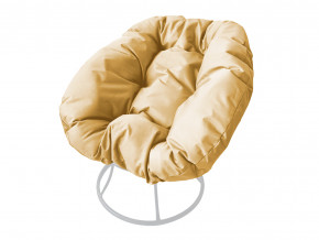 Кресло Пончик без ротанга бежевая подушка в Екатеринбурге - magazinmebel.ru | фото - изображение 1