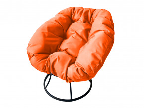 Кресло Пончик без ротанга оранжевая подушка в Екатеринбурге - magazinmebel.ru | фото - изображение 1