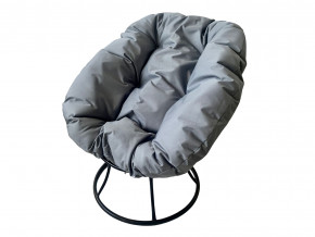 Кресло Пончик без ротанга серая подушка в Екатеринбурге - magazinmebel.ru | фото - изображение 1