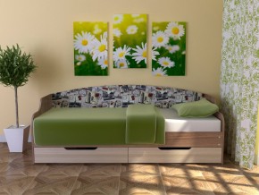 Кровать Юниор Тип 2 Микровелюр-марки 800х1600 в Екатеринбурге - magazinmebel.ru | фото