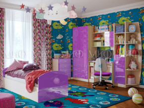 Детская комната Юниор-2 Фиолетовый металлик в Екатеринбурге - magazinmebel.ru | фото
