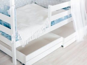 Детская кровать Домик Эко с ящиками белый в Екатеринбурге - magazinmebel.ru | фото - изображение 3