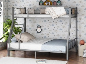 Двухъярусная кровать Гранада-1 140 Серая в Екатеринбурге - magazinmebel.ru | фото
