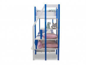 Двухъярусная кровать Svogen с ящиками сине-белый в Екатеринбурге - magazinmebel.ru | фото - изображение 4
