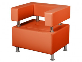 Кресло Борк Кожзам Оранжевый в Екатеринбурге - magazinmebel.ru | фото - изображение 1