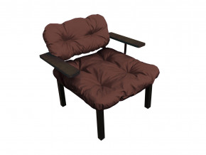 Кресло Дачное коричневая подушка в Екатеринбурге - magazinmebel.ru | фото
