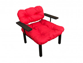 Кресло Дачное красная подушка в Екатеринбурге - magazinmebel.ru | фото