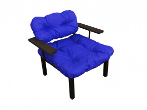 Кресло Дачное синяя подушка в Екатеринбурге - magazinmebel.ru | фото - изображение 1