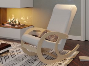 Кресло-качалка ТМК млечный дуб-белый в Екатеринбурге - magazinmebel.ru | фото
