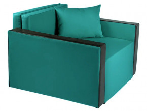 Кресло-кровать Милена с подлокотниками рогожка emerald в Екатеринбурге - magazinmebel.ru | фото - изображение 1