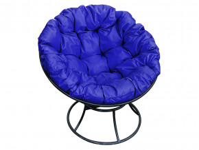 Кресло Папасан без ротанга синяя подушка в Екатеринбурге - magazinmebel.ru | фото - изображение 1
