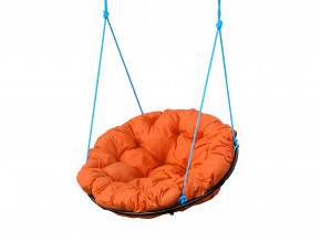 Кресло Папасан подвесное оранжевая подушка в Екатеринбурге - magazinmebel.ru | фото - изображение 1