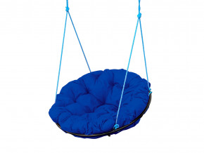 Кресло Папасан подвесное синяя подушка в Екатеринбурге - magazinmebel.ru | фото