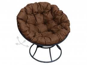 Кресло Папасан пружинка без ротанга коричневая подушка в Екатеринбурге - magazinmebel.ru | фото - изображение 1