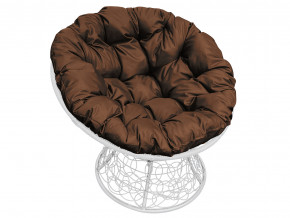 Кресло Папасан с ротангом коричневая подушка в Екатеринбурге - magazinmebel.ru | фото - изображение 1