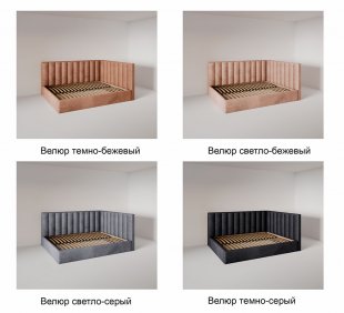 Кровать Вертикаль угловая 0.8 м с ортопедическим основанием в Екатеринбурге - magazinmebel.ru | фото - изображение 6