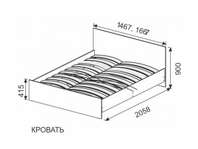 Кровать 1600х2000 ортопедическое основание в Екатеринбурге - magazinmebel.ru | фото