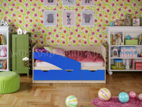 Кровать Бабочки 1600 Синий в Екатеринбурге - magazinmebel.ru | фото - изображение 1