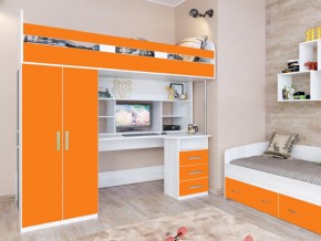 Кровать чердак Аракс винтерберг-оранжевый в Екатеринбурге - magazinmebel.ru | фото - изображение 1