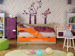 Кровать Дельфин-1 1600 Оранжевый металлик в Екатеринбурге - magazinmebel.ru | фото - изображение 1