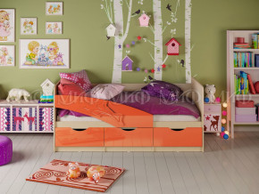 Кровать Дельфин 1600 Оранжевый металлик в Екатеринбурге - magazinmebel.ru | фото - изображение 1