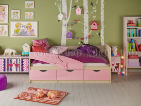 Кровать Дельфин 1600 Розовый металлик в Екатеринбурге - magazinmebel.ru | фото