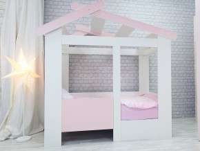 Кровать детская Теремок без ящика розовая в Екатеринбурге - magazinmebel.ru | фото - изображение 1