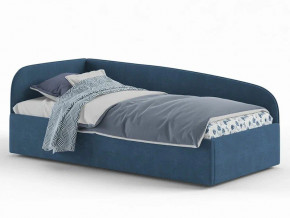 Кровать мягкая Денди на щитах синяя в Екатеринбурге - magazinmebel.ru | фото - изображение 1