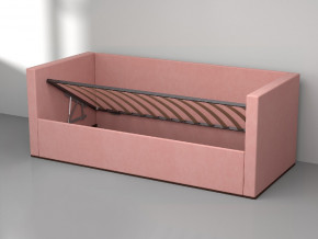 Кровать мягкая с подъёмным механизмом арт. 030 розовый в Екатеринбурге - magazinmebel.ru | фото - изображение 2