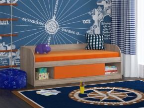 Кровать Соня 4 сонома-оранжевый в Екатеринбурге - magazinmebel.ru | фото