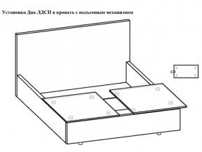 Кровать Токио норма 120 с механизмом подъема и дном ЛДСП в Екатеринбурге - magazinmebel.ru | фото - изображение 5