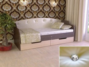 Кровать Юниор Тип 2 Венге/дуб молочный 800х1600 в Екатеринбурге - magazinmebel.ru | фото