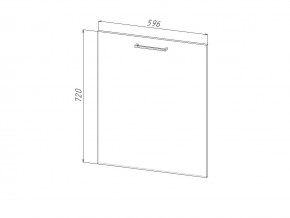 П 60 Комплект для посудомоечной машины 600 мм (цоколь + фасад) ЛДСП в Екатеринбурге - magazinmebel.ru | фото