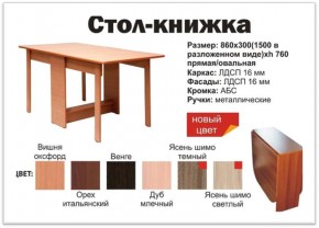 Прямой стол-книжка венге в Екатеринбурге - magazinmebel.ru | фото - изображение 2