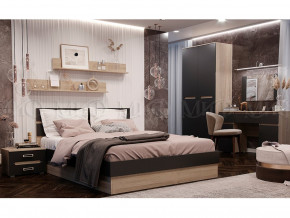 Спальня Ким Графит софт, сонома в Екатеринбурге - magazinmebel.ru | фото - изображение 1