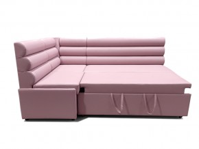 Угловой диван Призма Валики со спальным местом розовый в Екатеринбурге - magazinmebel.ru | фото - изображение 3