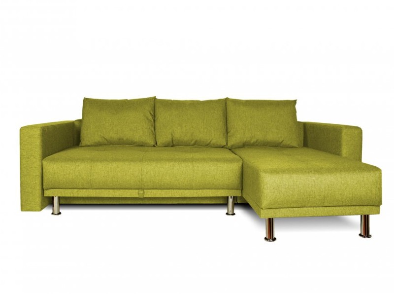 Угловой диван зеленый с подлокотниками Некст oliva купить в Екатеринбурге
